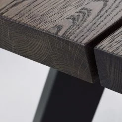 Rowico Drop Ship Bern Dining Table – Dark | Smoke Finish New