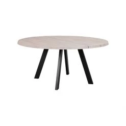 Rowico Drop Ship Bern Round Dining Table – Natural Finish New