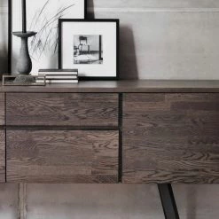 Rowico Drop Ship Bern Side Board – Dark | Smoke Finish New