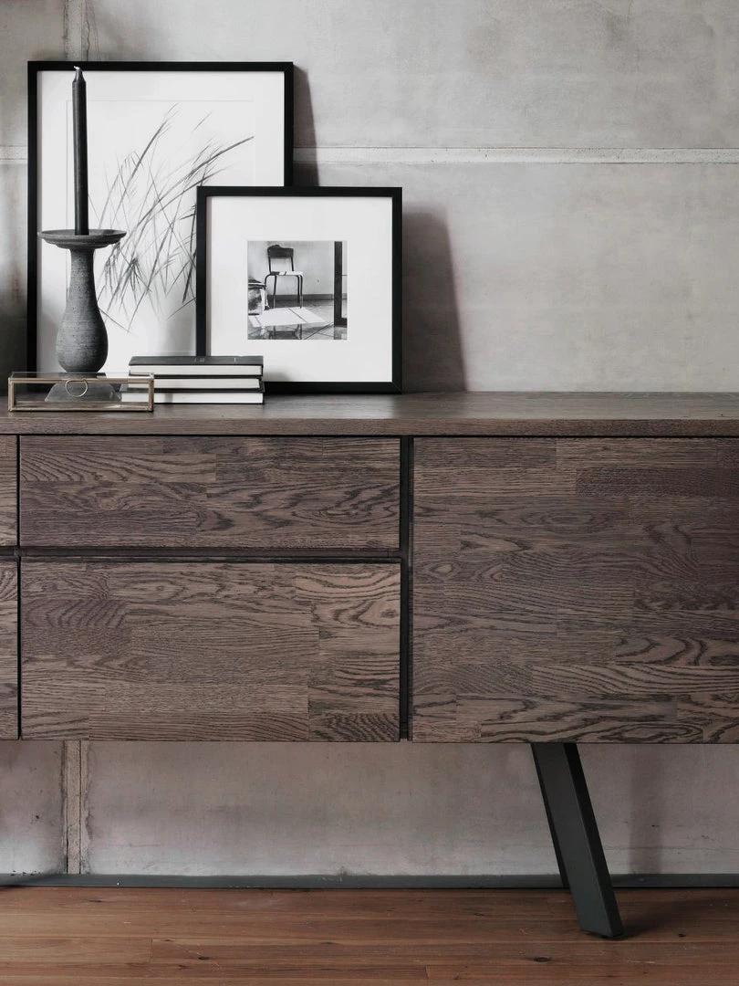 Rowico Drop Ship Bern Side Board – Dark | Smoke Finish New