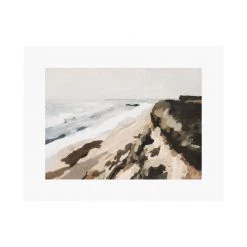 Zig Zag Art Bluff Bay I Art Print