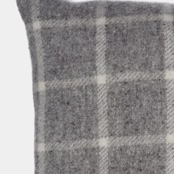 Tweedmill Brampton Check Slate Cushion Cushions