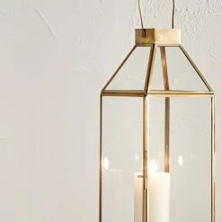 Pacific Drop Ship Fire Lanterns Brass Lantern - Small