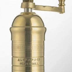 Zarkadis Kitchen Brass Pepper Mill