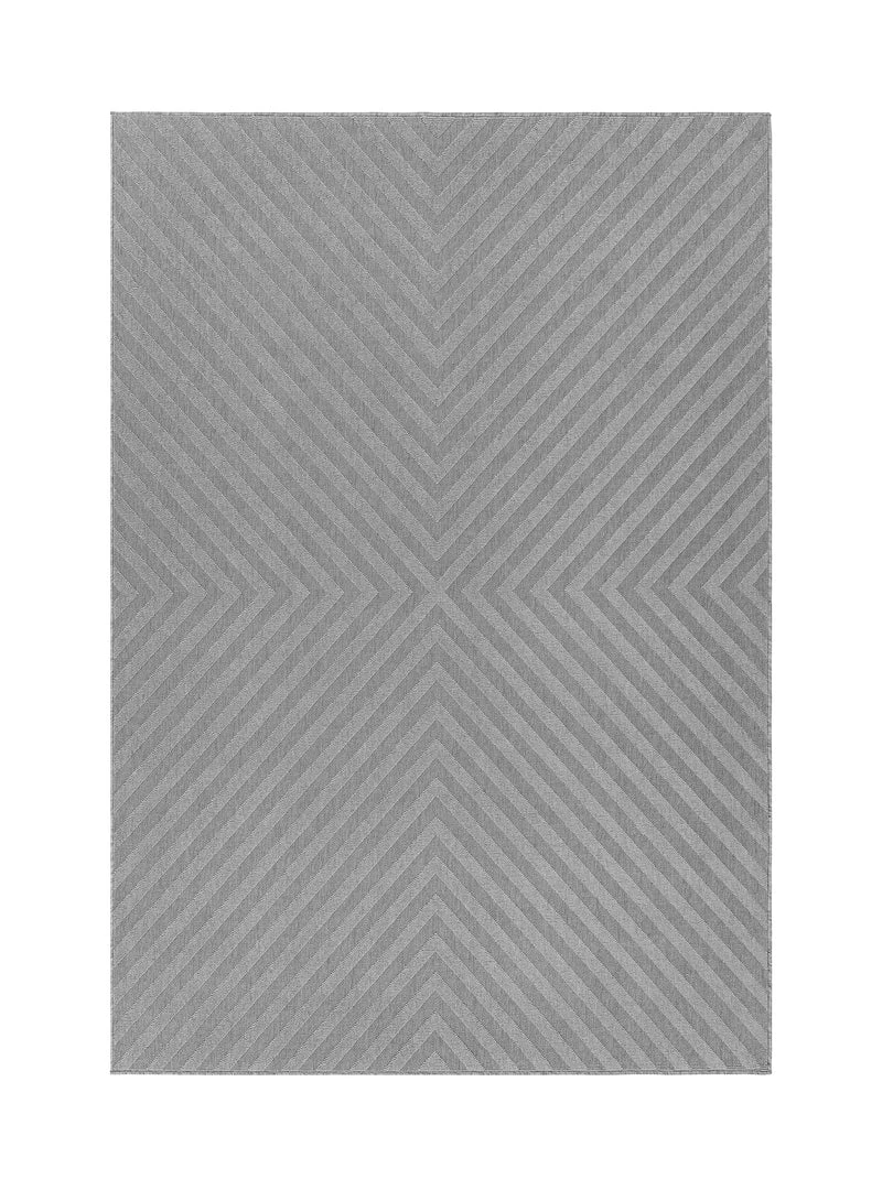 Asiatic Drop Ship Cannes Light Grey Arrow Indoor Outdoor Rug