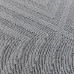 Asiatic Drop Ship Cannes Light Grey Arrow Indoor Outdoor Rug