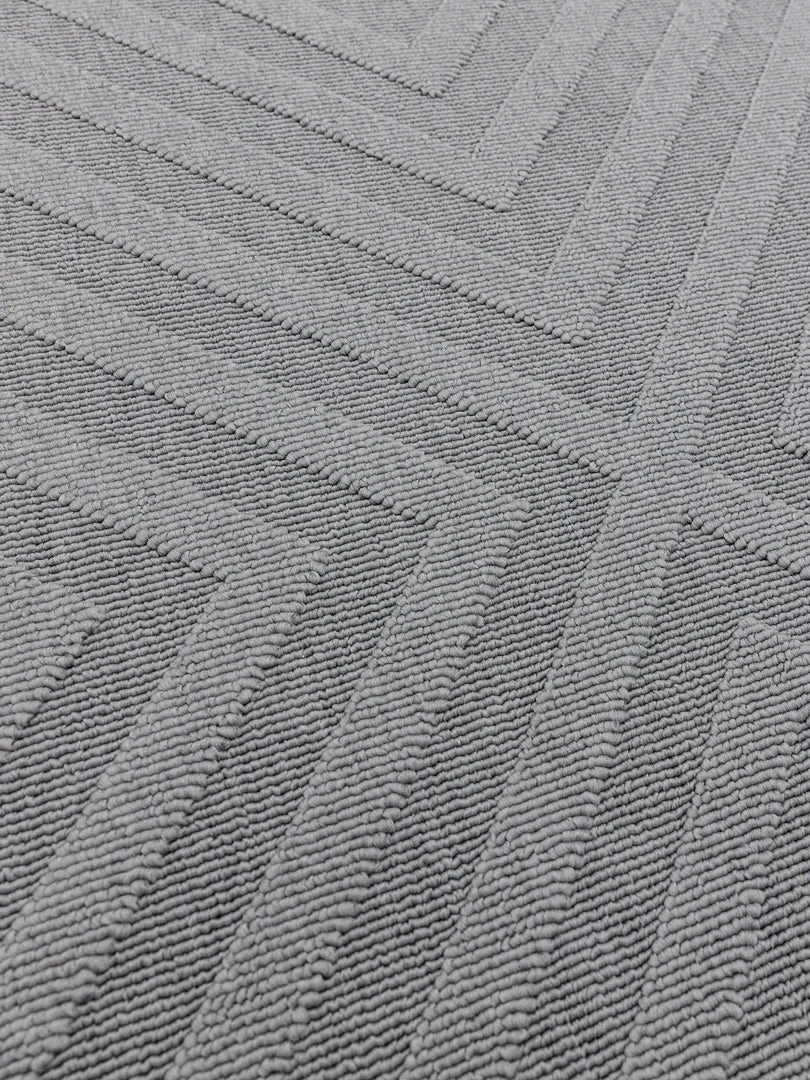 Asiatic Drop Ship Cannes Light Grey Arrow Indoor Outdoor Rug