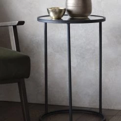 Gallery Direct Drop Ship Coffee & Side Tables Cason Table Round Black