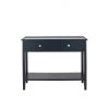Pacific Drop Ship Consoles & Sideboards Foley Black Console Table