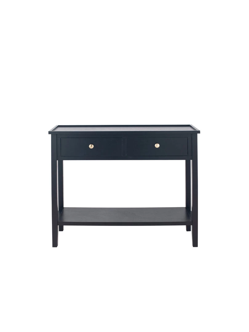 Pacific Drop Ship Consoles & Sideboards Foley Black Console Table