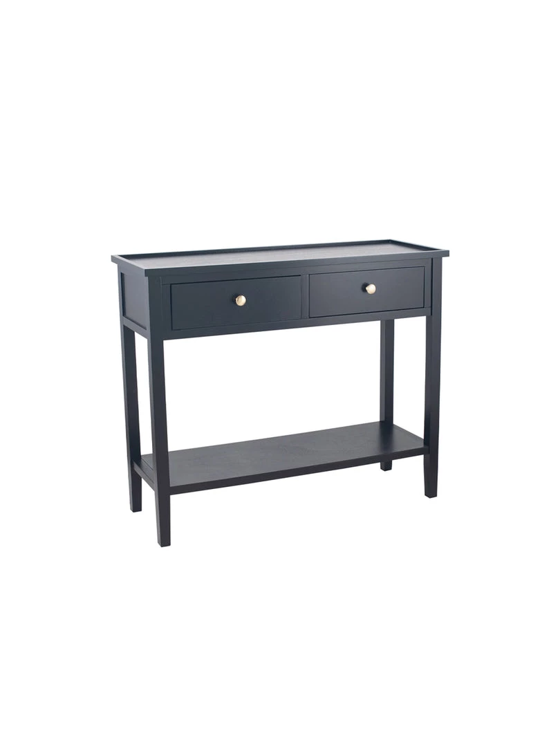 Pacific Drop Ship Consoles & Sideboards Foley Black Console Table