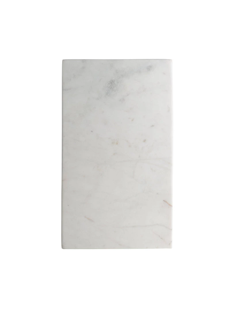 Be Home White Marble Board With Handle Kitchen