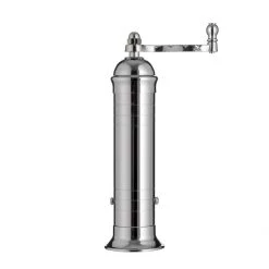Zarkadis Chrome Plated Brass Pepper Mill Kitchen
