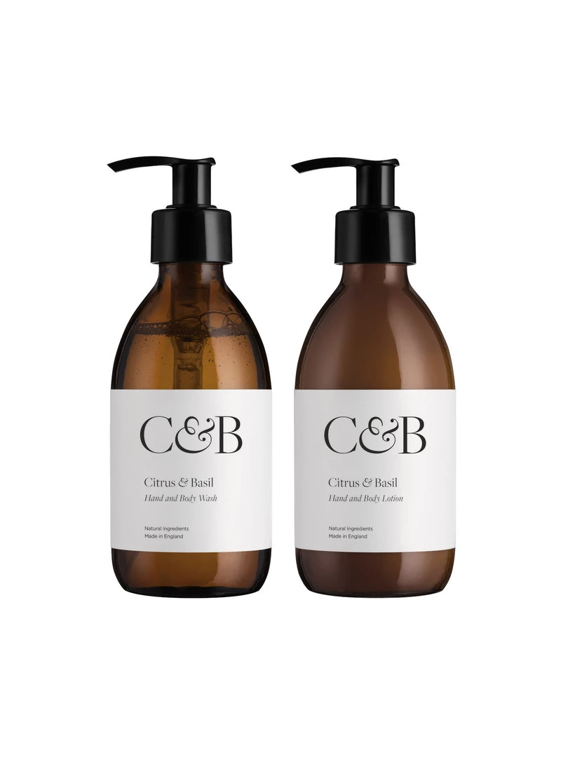 Bundle Citrus & Basil Wash & Lotion Duo Soap & Cleaning