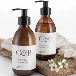 Bundle Citrus & Basil Wash & Lotion Duo Soap & Cleaning