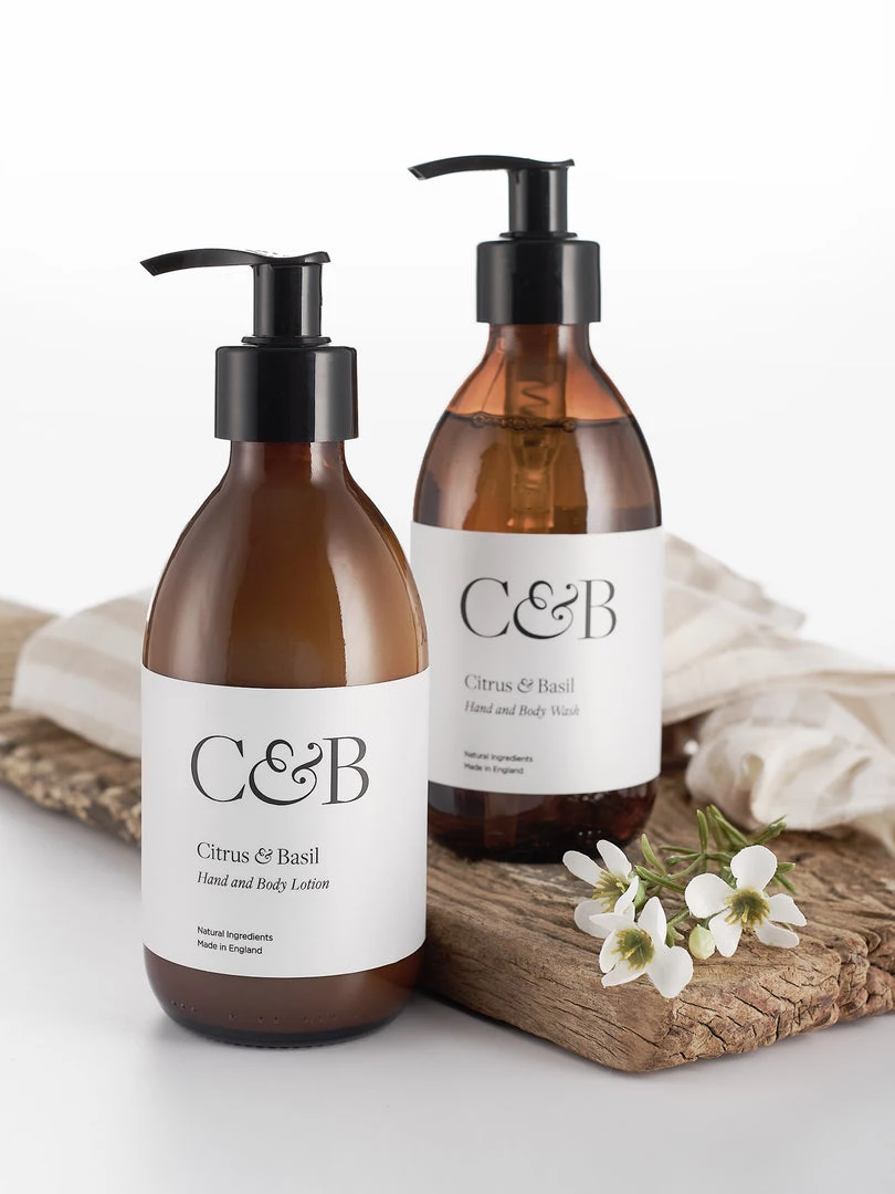 Bundle Citrus & Basil Wash & Lotion Duo Soap & Cleaning