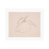 Zig Zag Art Citrus Contour Art Print Prints