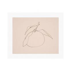 Zig Zag Art Citrus Contour Art Print Prints