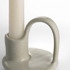 Morgan & Wright Stoneware Candle Holder