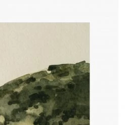 Zig Zag Art Coastal Hills Art Print Prints