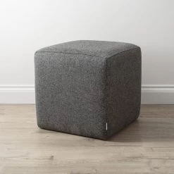 Covercraft Cube Ottoman - Dark Grey Seating