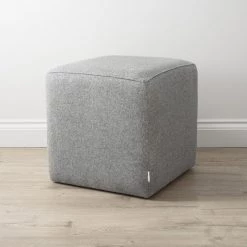 Covercraft Cube Ottoman - Light Grey