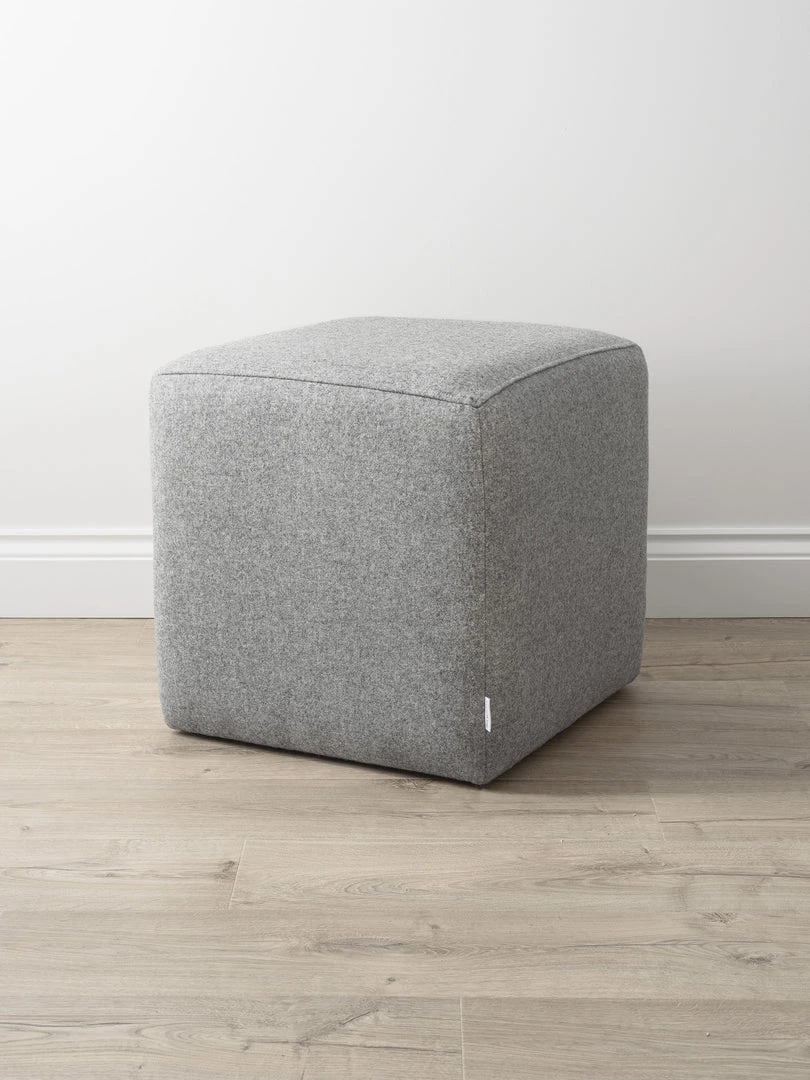 Covercraft Cube Ottoman - Light Grey
