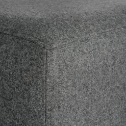 Covercraft Cube Ottoman - Dark Grey Seating