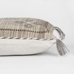 Urban Adorn Sale Off-white Diya Lumbar Cushion Cover