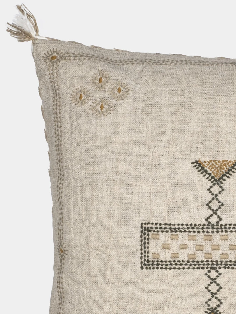 Urban Adorn Cream Diya Cushion Cover Sale