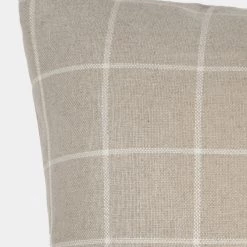 Covercraft Ingla Check Oatmeal Lumbar Cushion