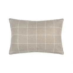 Covercraft Ingla Check Oatmeal Lumbar Cushion