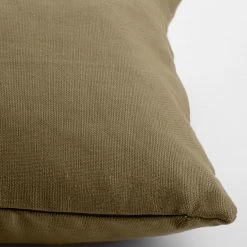 Hudson Home Slubby Linen Cushion - Bamboo