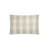 Covercraft Farmhouse Check Cream Lumbar Cushion