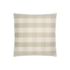 Covercraft Cushions Farmhouse Check Cream Cushion