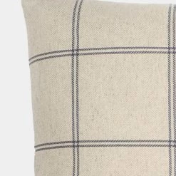 Covercraft Cushions Galway Check Charcoal Cushion