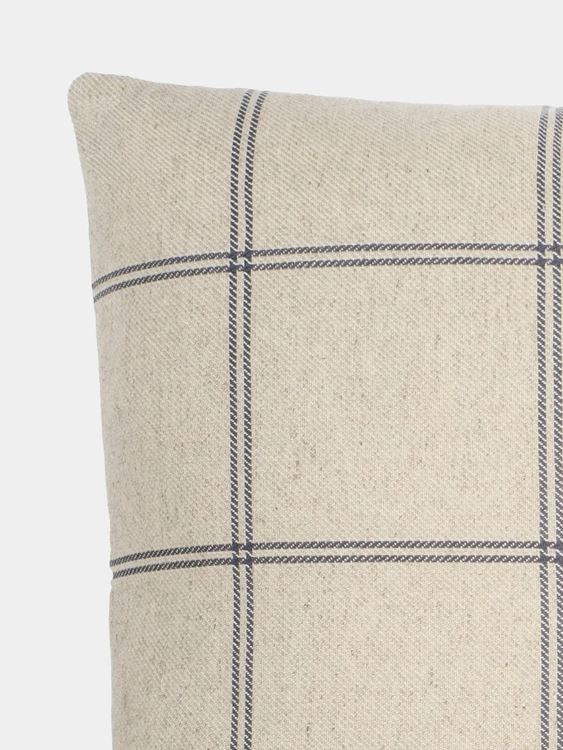 Covercraft Cushions Galway Check Charcoal Cushion