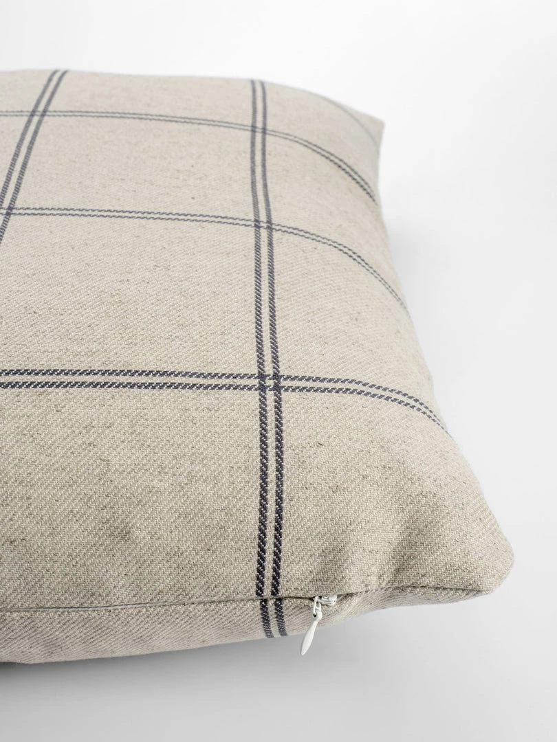 Covercraft Cushions Galway Check Charcoal Cushion