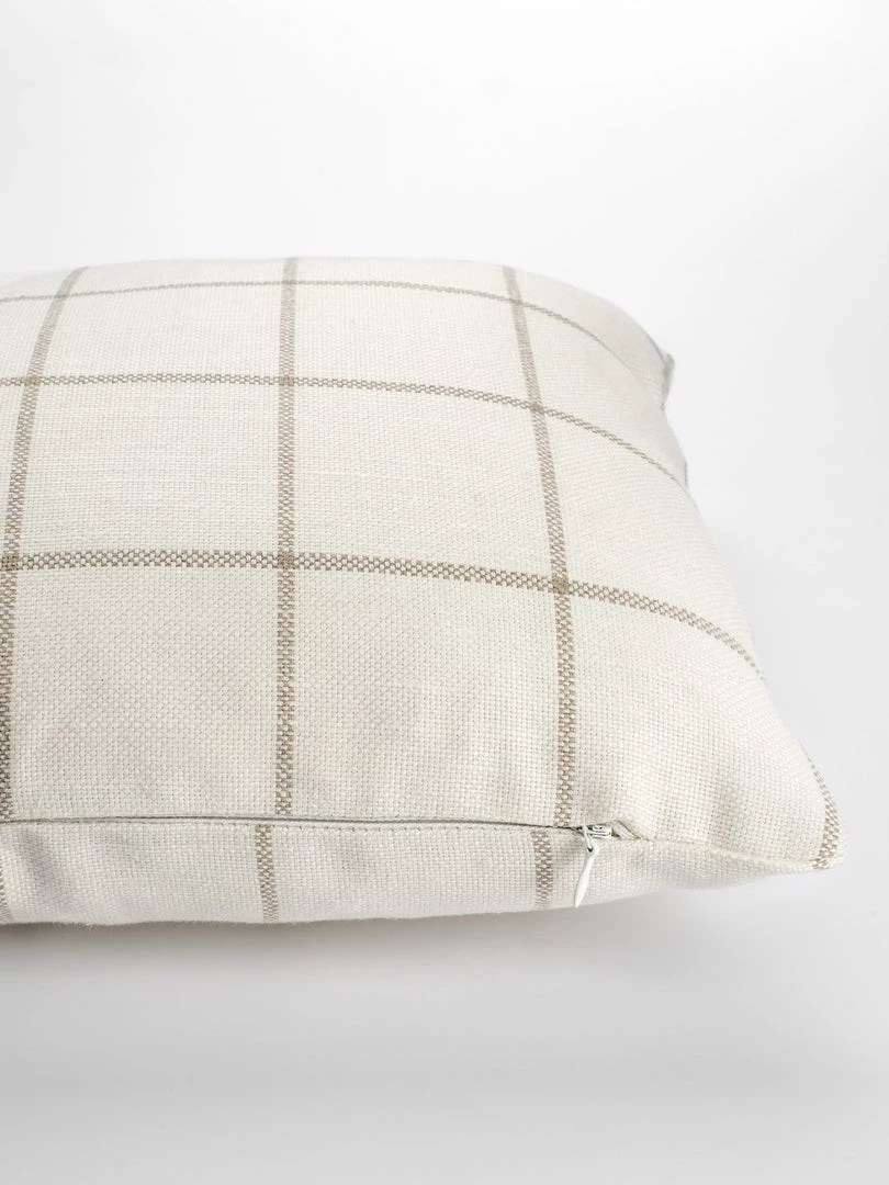 Covercraft Ingla Check Flax Lumbar Cushion