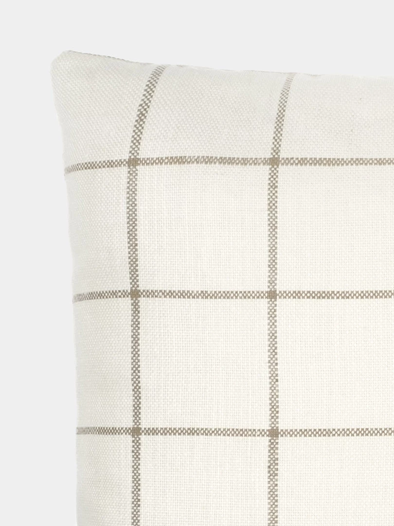 Covercraft Ingla Check Flax Lumbar Cushion