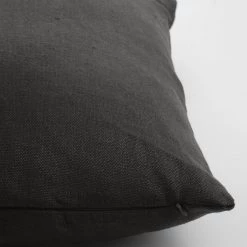 Hudson Home Slubby Linen Cushion - Steel