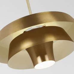 Elstead Drop Ship Darwin Gold Pendant