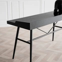 Rowico Drop Ship New Dalton Black Desk