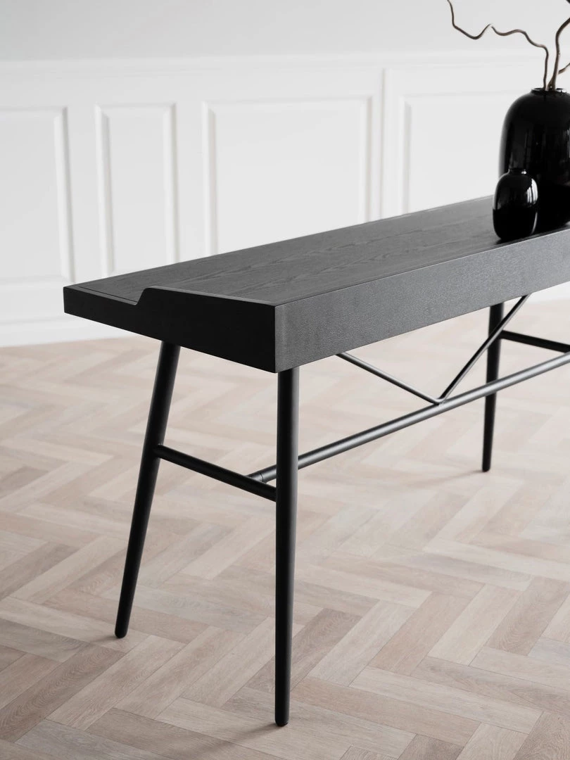 Rowico Drop Ship New Dalton Black Desk