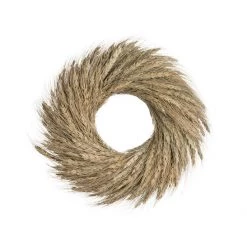 Atlas Dried Wheat Wreath Dried Stems