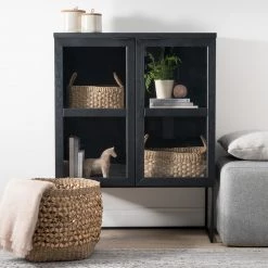Rowico Drop Ship Cabinets & Storage Epsom Cabinet - Black