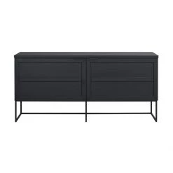 Rowico Drop Ship Epsom Side Cabinet - Black