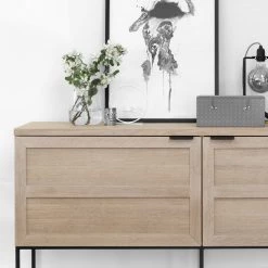 Rowico Drop Ship Epsom Side Cabinet - Natural