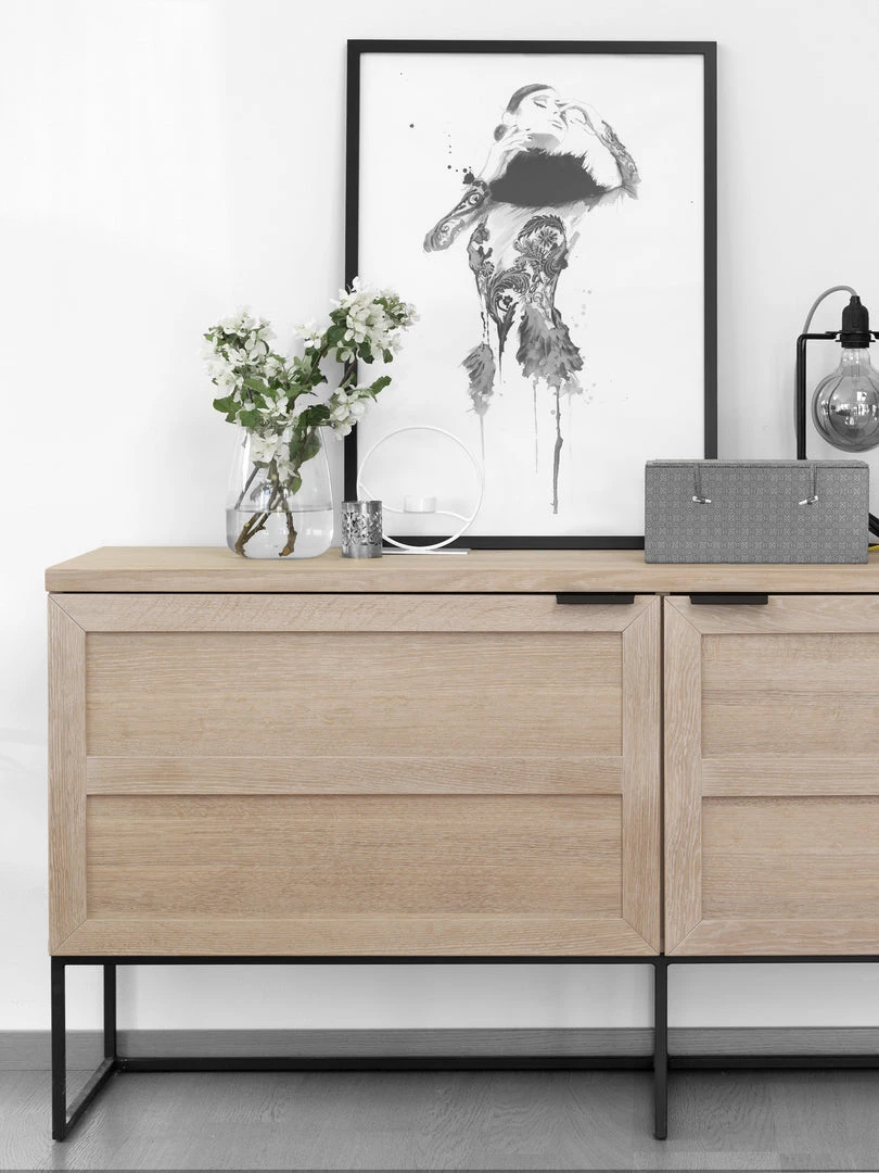 Rowico Drop Ship Epsom Side Cabinet - Natural