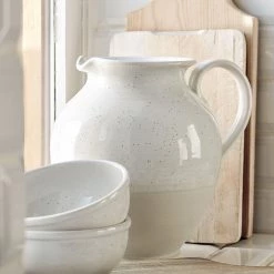 Casafina Fattoria White Pitcher Kitchen